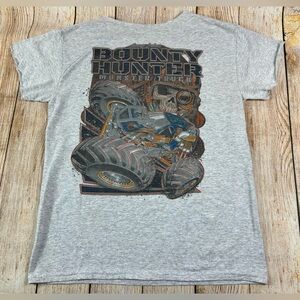 Bounty Hunter Monster Truck T Shirt Size Medium Altered